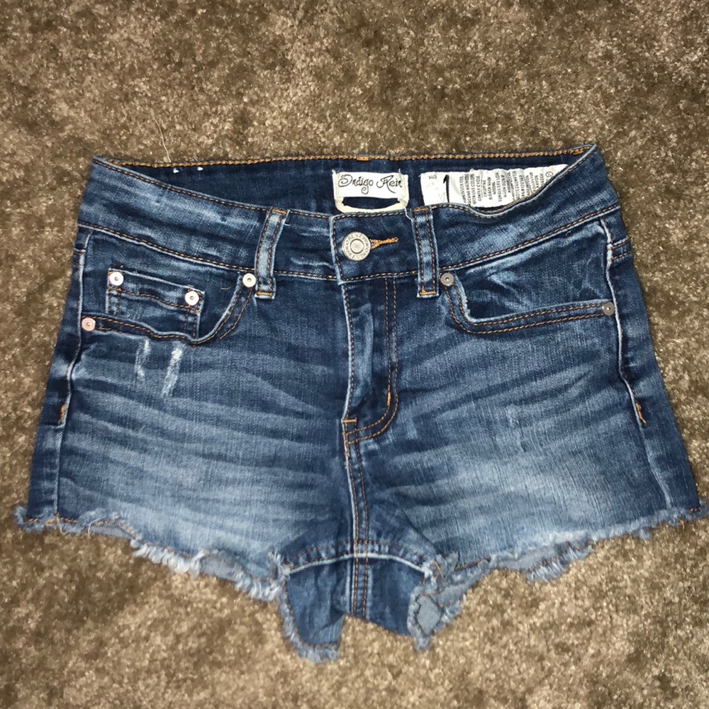Denim shorts
